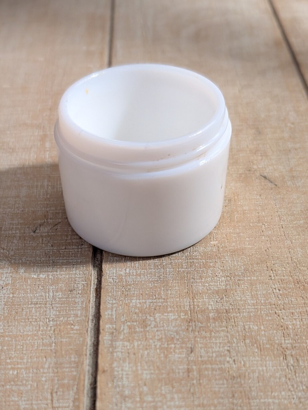 Vintage 1930s? Milk Glass Cold Cream/ Cosmetic Jar